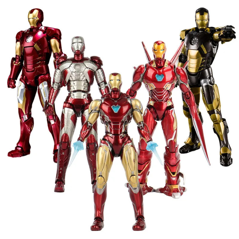 Iron Man MK85 MK50 MK20 MK5 MK7 Action Figure ของเล่นสะสมของขวัญวันเกิดสําหรับเด็ก