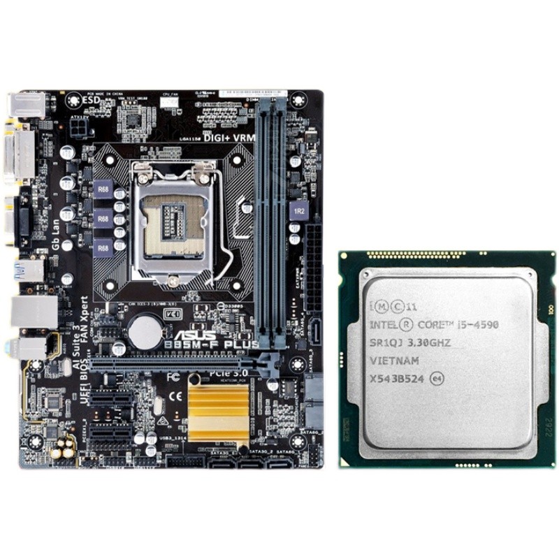 Intel i5 4460 4590 cpu พร้อม Gigabyte B85 เมนบอร์ดชุดเดสก์ท็อปเกมกินไก่โฮสต์ i7