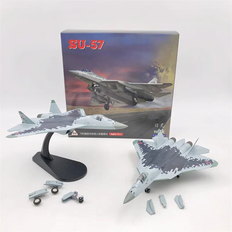 โลหะDiecast 1/100 ScaleรัสเซียSu 57 SU57 Fighterเครื่องบินเครื่องบินรุ่นSu-57 เครื่องบินของเล่นสําหร