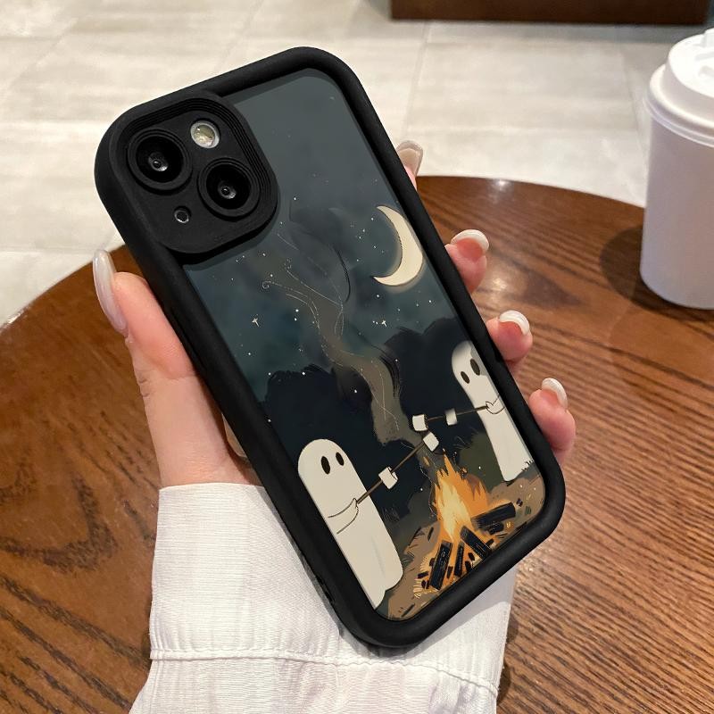 สําหรับRealme 5 5i 5s 6i 7i 12 2 Pro Narzo 20 30A 50A Prime 50i N53 N55 U1 ซิลิคอนนุ่มกล้องฮาโลวีนGh