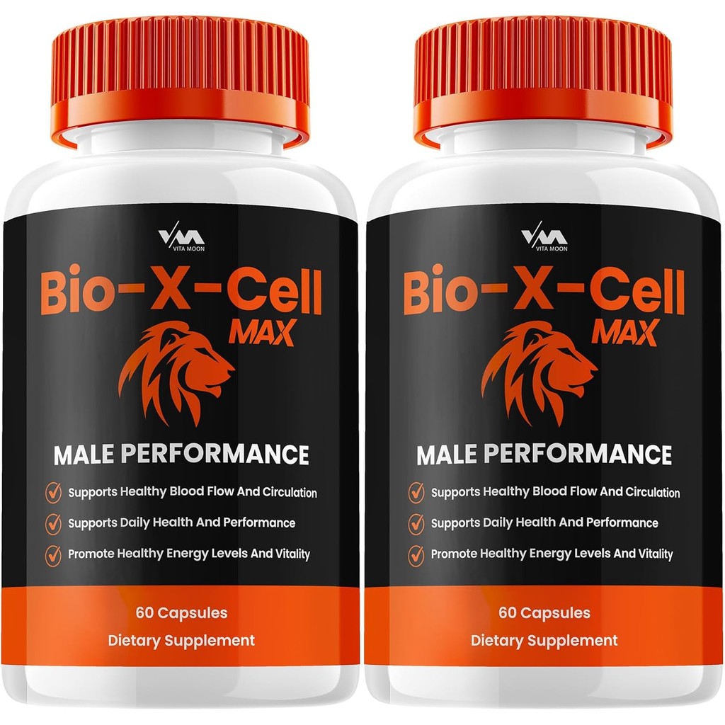 (2 แพ็ค) Bio X Cell Advanced Formula Pills, อาหารเสริม BioXCell, สุขภาพโดยรวม Bio-X-Cell, ความแรงสูง