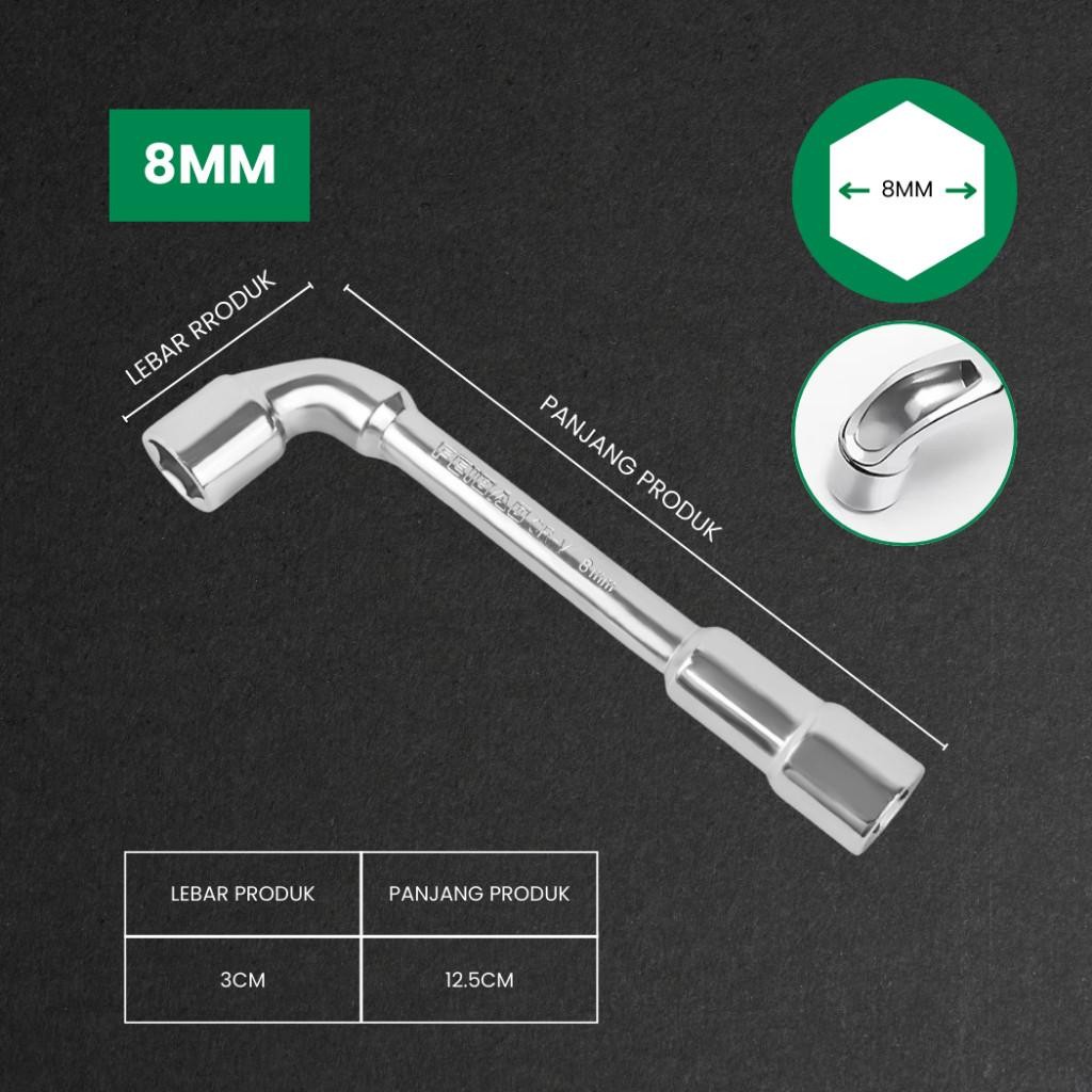 ใหม่ FEIBAO 7 มม.CR-V Strong Steel Double Shock Key Allen ประแจอเนกประสงค์/F15-1104C8MM