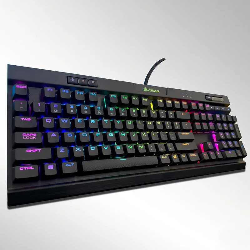 สําหรับ Corsair K70LUX RGB K65 K68 K95 K63 MK2 คีย์บอร์ด Keycap ชุด,104 คีย์ Custom ABS Shine ผ่านคี