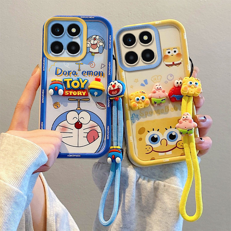 เคส  Honor X5b เคส  Honor X5b Plus เคส  เข้ากันได้กับการ์ตูนเย็นสามมิติรูปตุ๊กตาน่ารักเคส นุ่ม TY-TY