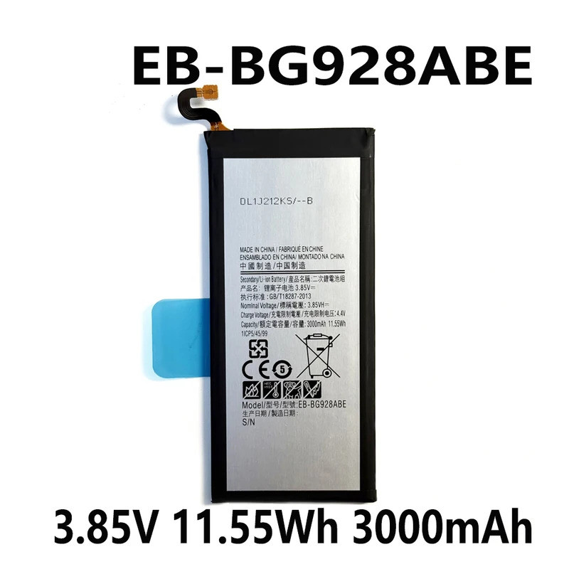 ใหม่ EB-BG928ABE 3000mAh แบตเตอรี่สําหรับ Samsung S6 Edge Plus SM-G928 G928V G928P G928A G928F G928G