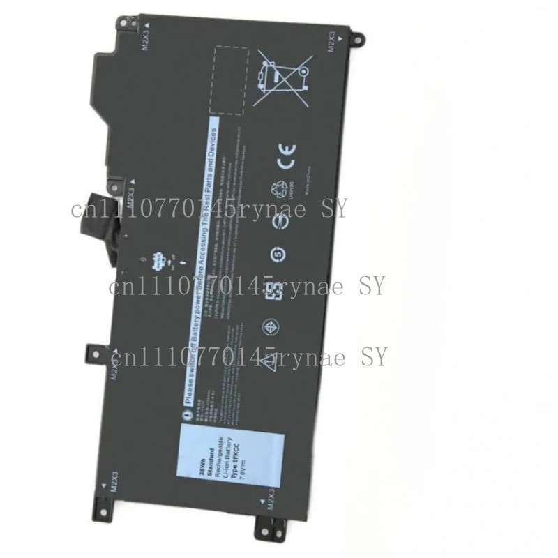 38Wh 4750mAh 1FKCC แบตเตอรี่แล็ปท็อปสําหรับ Dell Latitude 7200 7210 2-in-1 09NTKM 0D9J00 0KWW4