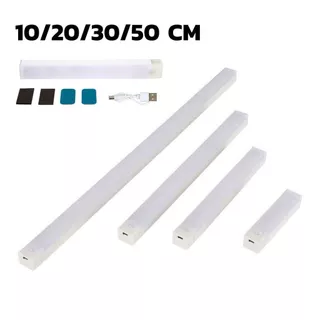 [พร้อมส่ง] ไฟเซ็นเซอร์อัจฉริยะ LED 2 แถว โคมไฟติดผนังไร้สาย 3IN1 ปรับได้ 3 สี แถบแม่เหล็กติดตั้งง่าย