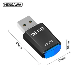 HENSAWA รุ่น PC321 USB WiFi6 Adapter AX900 ตัวรับสัญญาณ Wifi Dual Band 2.4G / 5GHz สําหรับ PC แล็ปท็อ