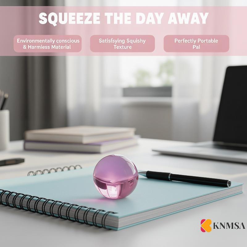 KNMSA] Maltose Squishy อุปกรณ์ต่อพ่วงของเล่นน่ารัก Mochi Anti Stress Fidget ของเล่น Soft จําลองโปร่งใส Ball Qui-rebound Dpression ของเล่น ศ น