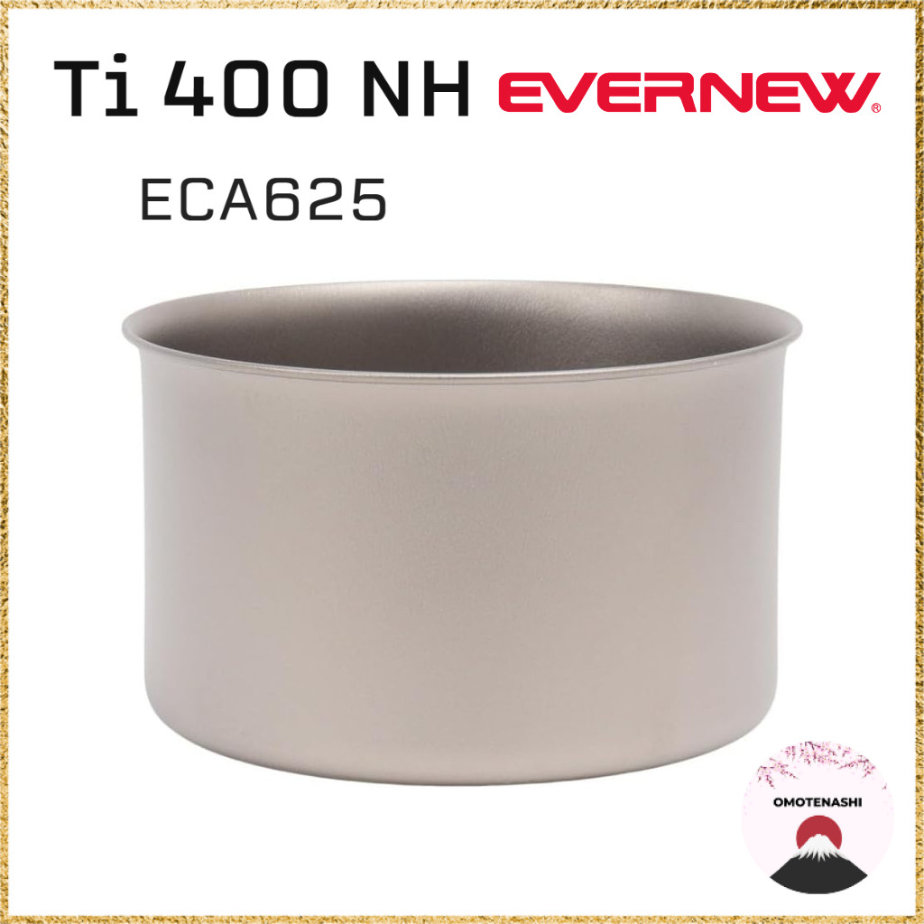 Evernew Ti 400 NH Titanium Mug 400ml Silver ECA625