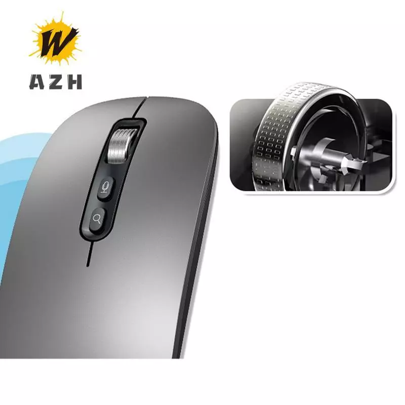 เมาส์ไร้สาย AI Smart Voice แปลงเสียงเป็นข้อความ Bluetooth 2.4G thumbnail 6