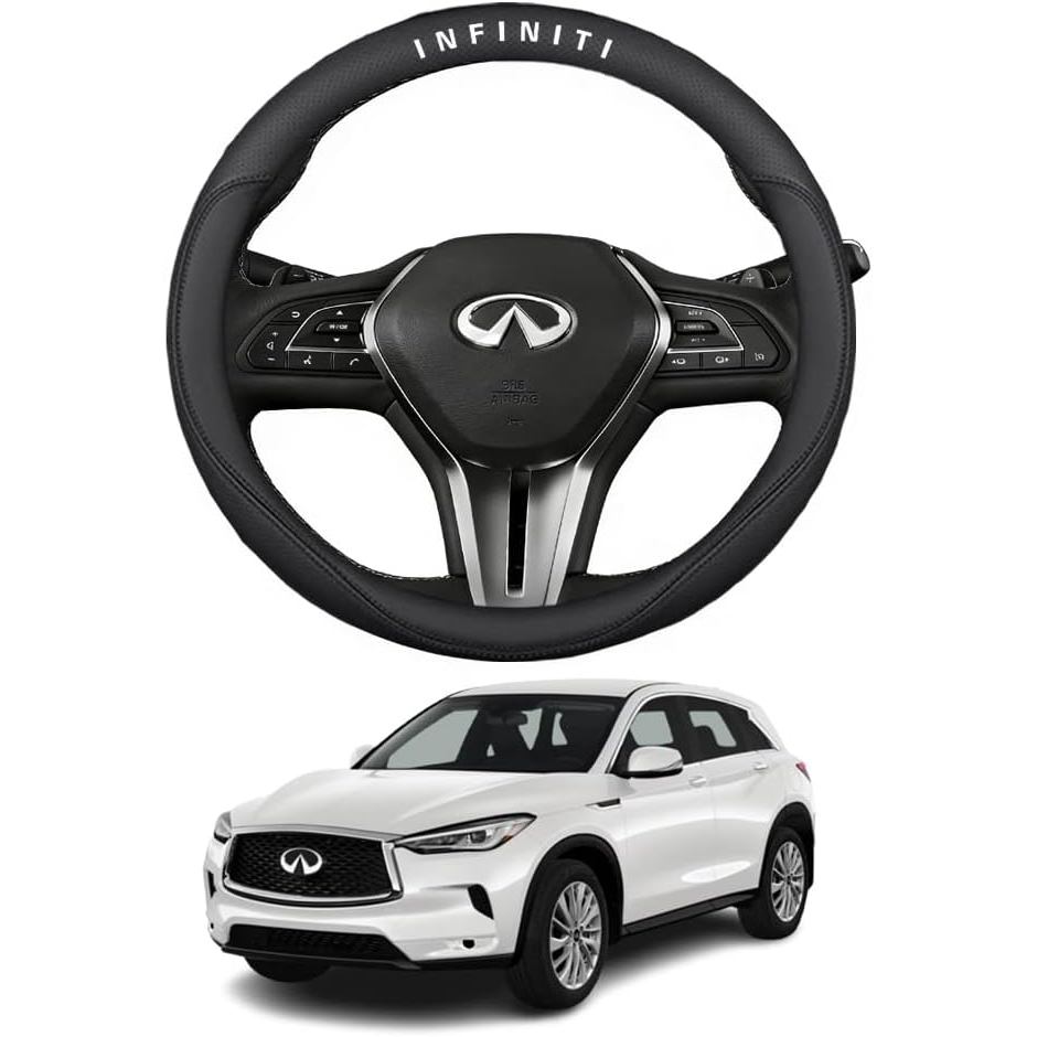 Custom ภายใน Accessorie สําหรับ Infiniti Q50 2014-2024 QX50/QX55 2019-2025 QX60 พวงมาลัยลื่น Sporty 
