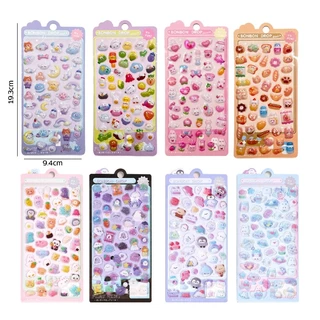 การ์ตูน 3D สติกเกอร์ - คริสตัลอะคริลิคอีพ็อกซี่ยกบรรเทารูปลอกสําหรับ DIY เคสโทรศัพท์ตกแต่ง