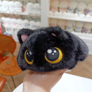 COD ตุ๊กตาแมวขนนุ่มท่าหมอบหลับ น่ารัก สายพันธุ์แมวสยาม-สามสี ปลอบใจ ให้น้องสาวหรือแฟน 15CM