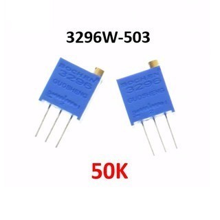 Trimpot multiturn 3296W503 50K ทริมเมอร์ 3296W 50K [CE]