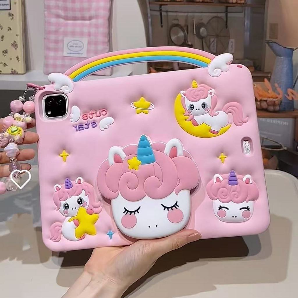 สําหรับ Redmi Pad 2SE 9.7 2026/Redmi Pad SE 11 Redmi Pad 2 11 นิ้วแท็บเล็ตสีชมพูเคสซิลิโคน
