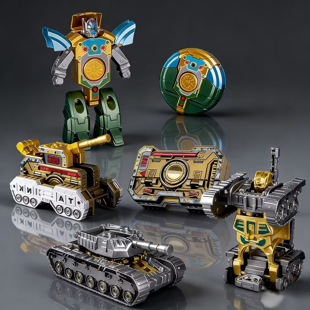 Mechanical Fidget Spinner Deformation Tank Robot Spinner Two-Form Fidget Spinner หมุน Decompression ของเล่นเด็กเครื่องประดับ Y89H