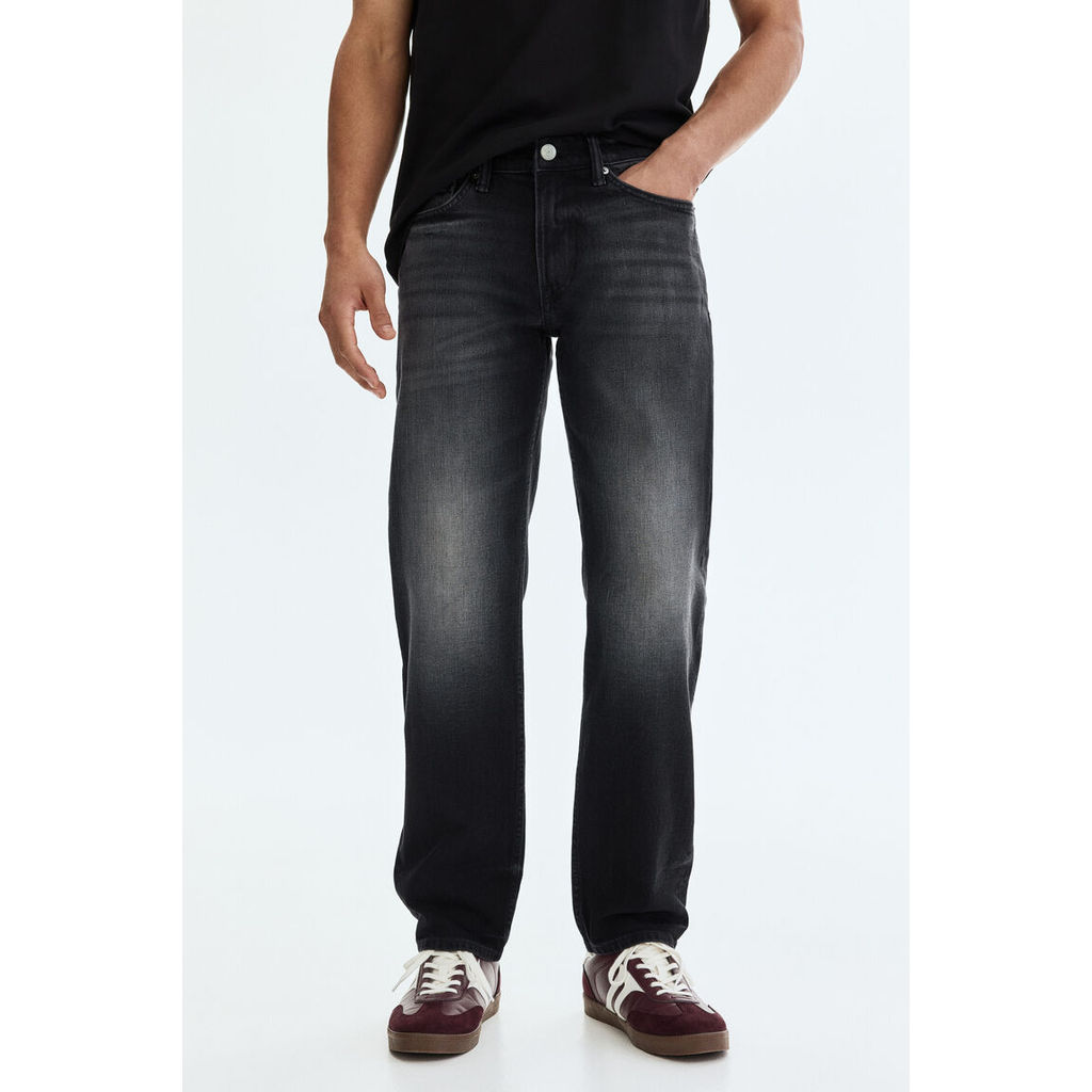 H&M(เอชแอนด์เอ็ม) กางเกงยีนส์ทรงตรง ความยาวปกติ Men Regular Jeans 1309974_2