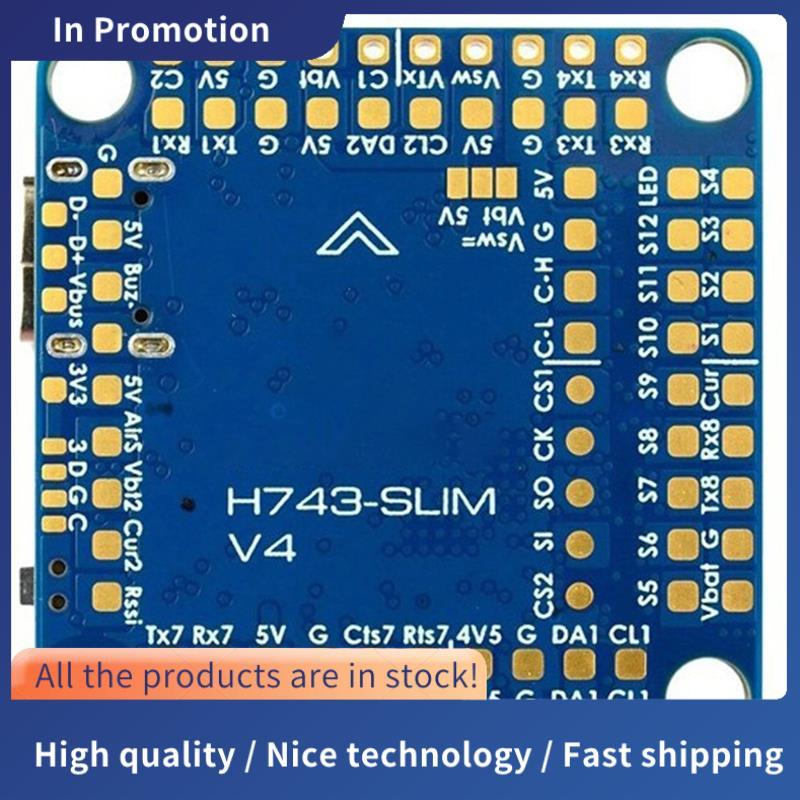 สําหรับ FPV RC รุ่น Fixed-Wing Drone F7 STM32H743 SLIM V4 Flight Controller พร้อม OSD MicroSD Flight