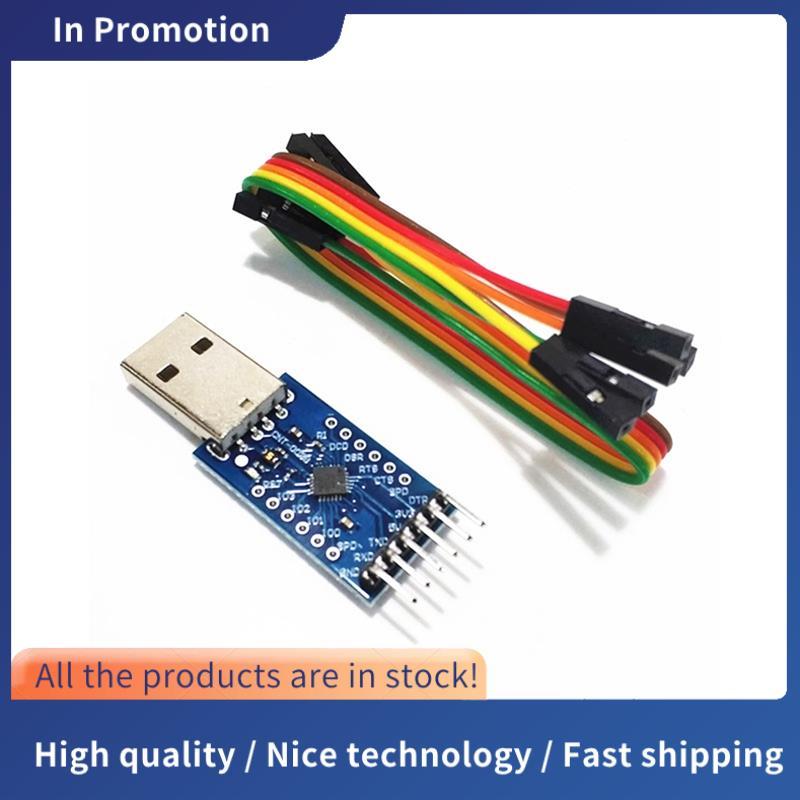 CP2104 USB to TTL Serial Module UART Downloader, USB to UART Converter Board พร้อมแปรงลวดสําหรับการส