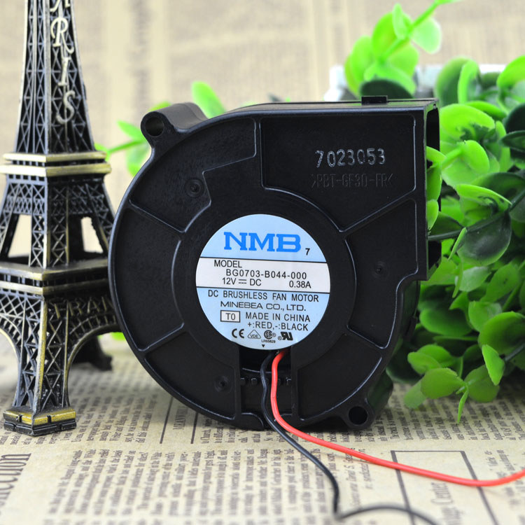 NMB BG0703-B044-00L 7cm7530 12v พัดลมเทอร์โบการปรับเปลี่ยนปริมาณอากาศสูง 0.38A