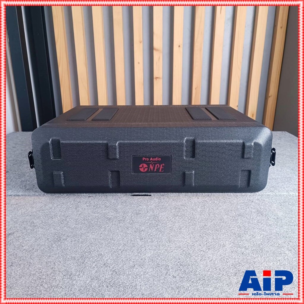 NPE PE-2US RACK ลึก10นิ้ว แร็ค รุ่น PE 2US PE2US 10" โพลีเอทิลีน ตู้Rack กล่องใส่อุปกรณ์เครื่องเสียง rack แร็ค2U เอไอ...