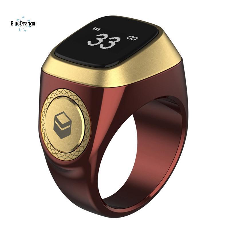 ใหม่ Smart bih Tally Counter Ring สําหรับมุสลิม Zikr Digital beeh 5 เวลาอธิษฐานร้อน