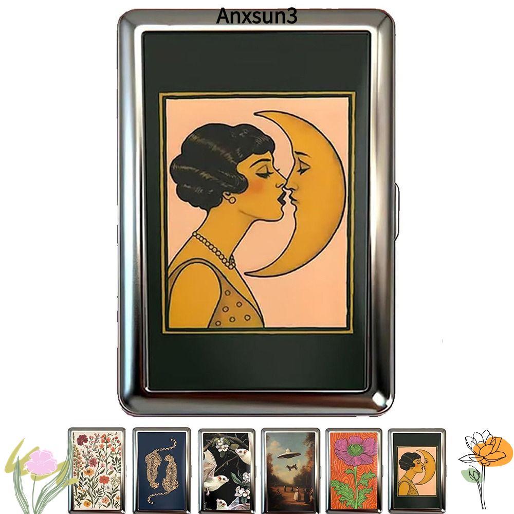 ANXSUN3 โลหะ , Easy Snap Vintage-Style Vintage Card , Elegant อเนกประสงค์ออกแบบวัสดุโลหะ Multi-funct