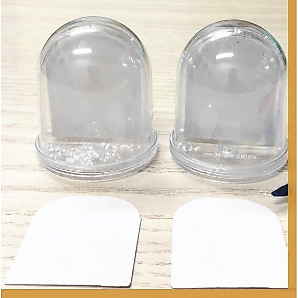 🎄🎅Snow Globe Photo Frame กรอบใส กิจกรรมสนุก DIY Globes สำหรับงานฝีมือเด็ก ยูนิคอร์น ชุดฤดูหนาว