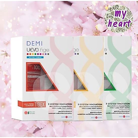 DEMI UEVO FIGE T100X/CT80XB/C60B 400 ml น้ำยาดัดผม แบบดัดเย็น