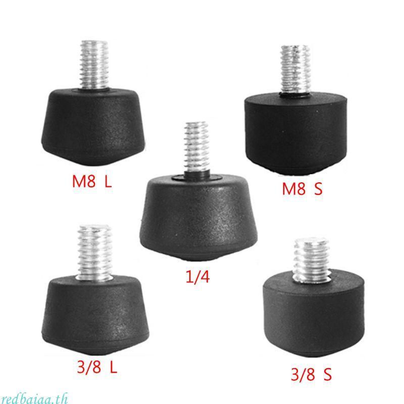 Redbaiaa Monopod Rubber Foot Spikes สําหรับ Gitzo ขาตั้งกล้อง Monopod