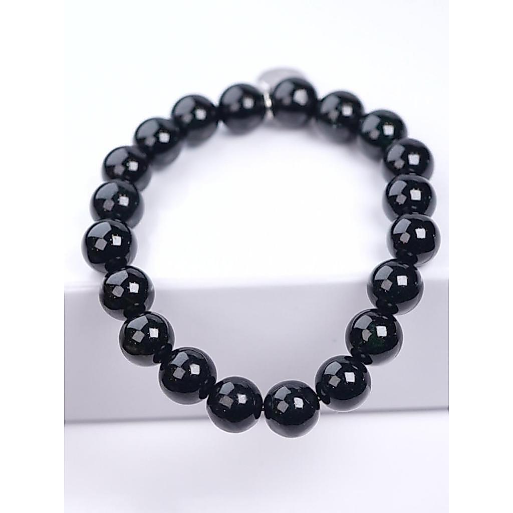 สร้อยแขนหยกดำ 10 mm. (กัวเต) - JADE FOR YOU