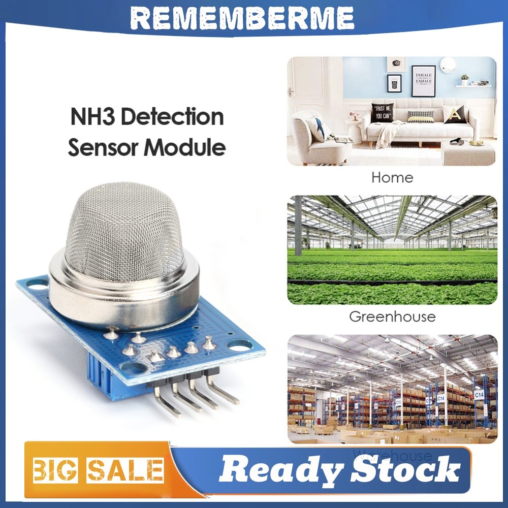 การตรวจจับแอมโมเนีย NH3 เซ็นเซอร์แก๊ส MQ137 Analog TTL MQ-137 โมดูลระดับเอาต์พุตสําหรับอุปกรณ์เสริมไ