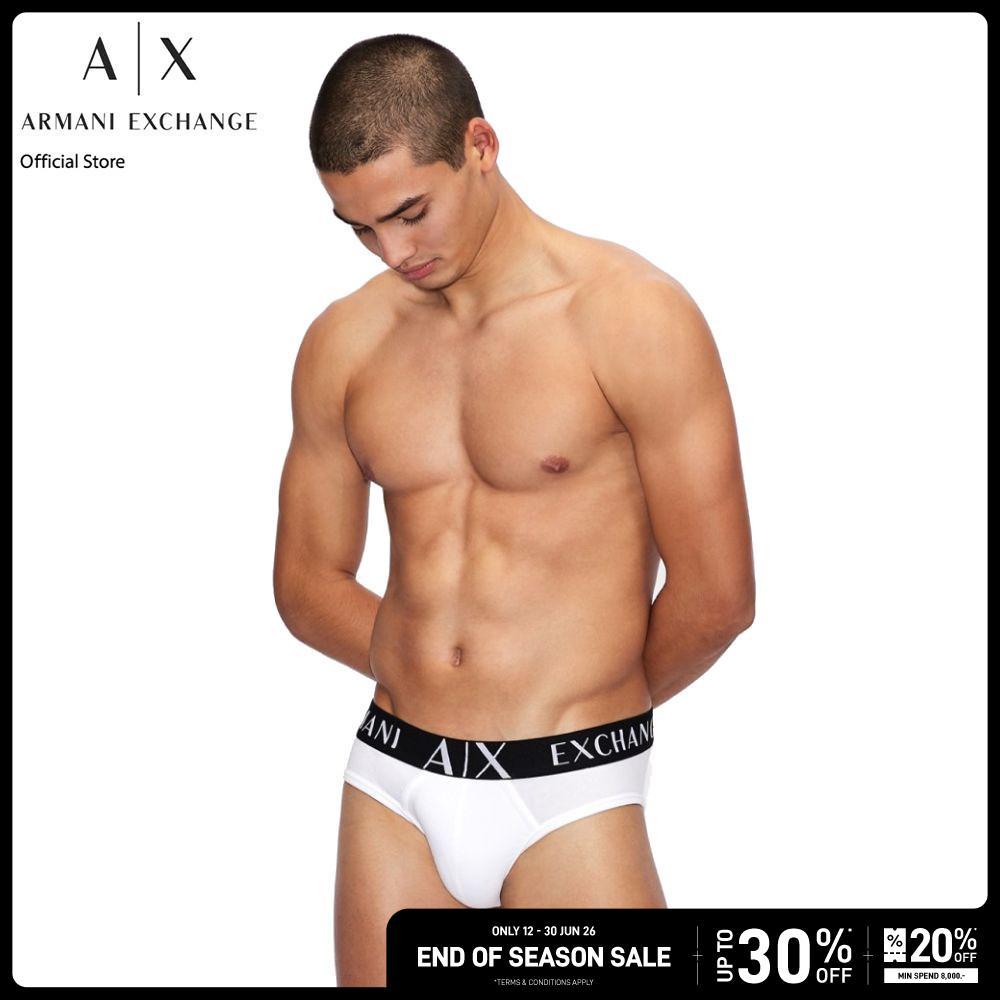 AX Armani Exchange กางเกงในผู้ชาย รุ่น AX 956003 CC28200010 - สีขาว