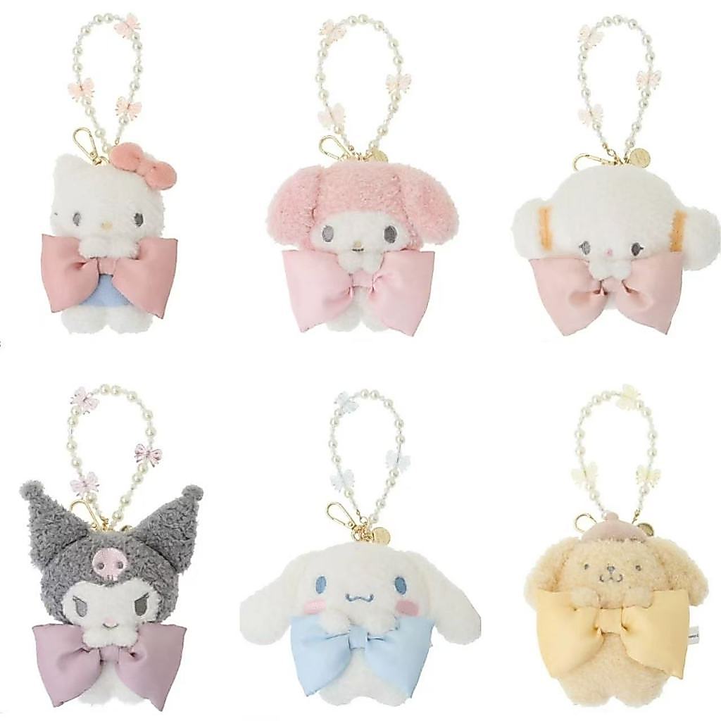 Maison De FLEUR Melody KT Wheat Cloud Plush ตุ๊กตาจี้กุญแจในสต็อก