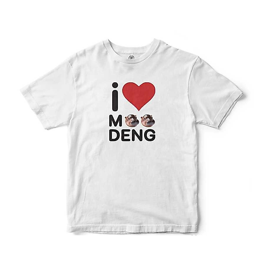 เสื้อยืด Thai Stretch Pig Hello Pattern Running Pig Cute Simple All-Match Casual Men Women Pure Cotton S-5