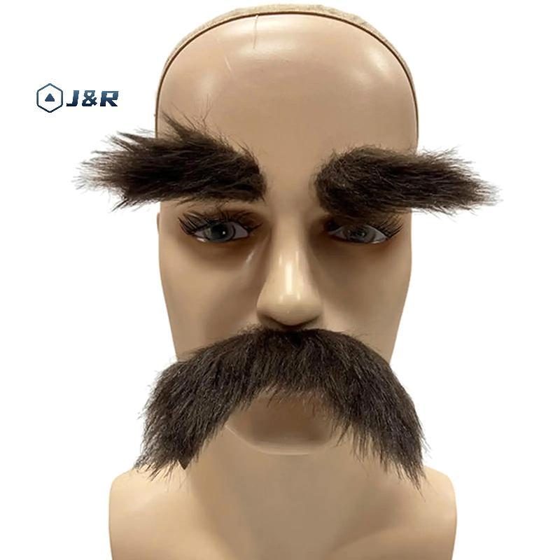 J&R>คิ้วชุดคอสเพลย์Propsตกแต่งหนวดปลอมชุดผมบนใบหน้าสําหรับคลับกิจกรรมMasqueradeเครื่องแต่งกายปาร์ตี้ฮาโลวีนชาย