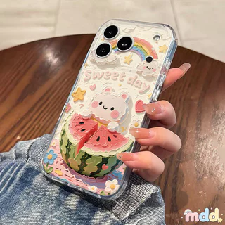 การ์ตูน น่ารัก เคส For VIVO V60 V50 Lite V30 V29 V27 S17 Pro V29E Y93 Y91C Y29 Y31Pro Y15S Y15A Y01 4G T4X โปร่งใส