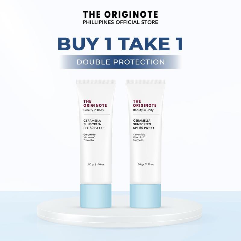 [ซื้อ 1 TAKE 1] The Originote Ceramella Sunscreen SPF50 PA+++ ครีมกันแดดไวท์เทนนิ่งซ่อมแซมผิวหน้า
