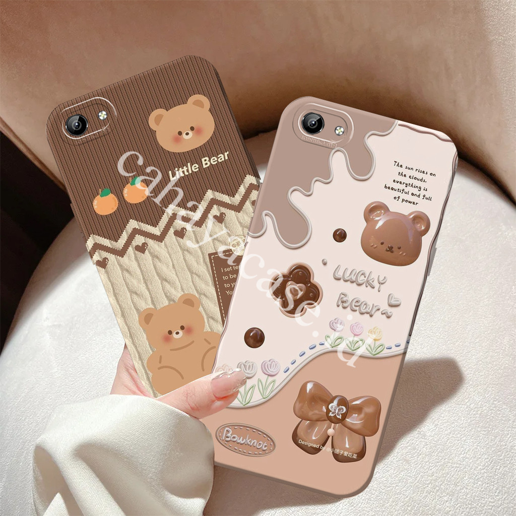 Vivo Y71 Y71i Y83 Y81 Y53 Y66 Y67 Silicone - Be4r Motif - Softcase - เคสทุกประเภท