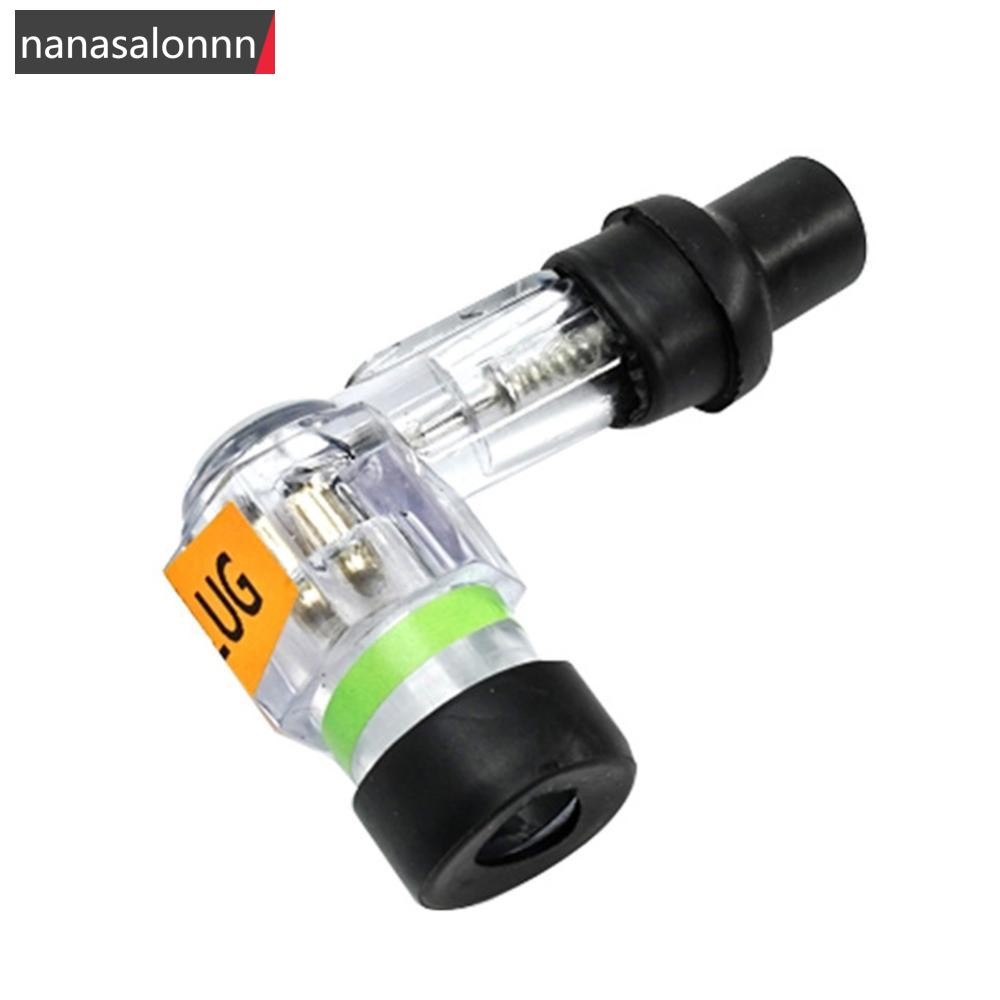 NNL 1 PC โปร่งใสรถจักรยานยนต์ Spark Plug Cap 90 องศาจุดระเบิด Spark Plug Cap Spark Plug Cap