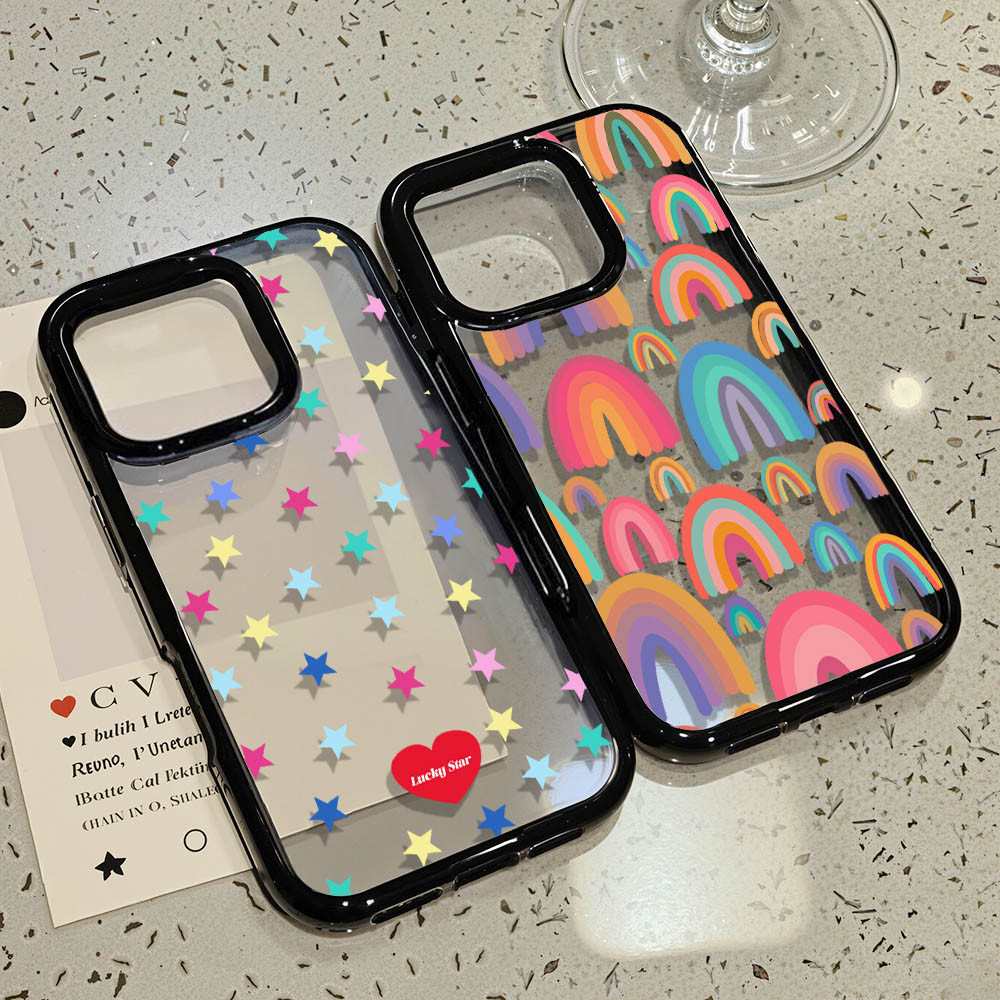 เคสโทรศัพท์ For iPhone 11 13 16 ProMax Case iPhone 13 14 15 ProMax 12 13 ProMax 13 12 Proเคสโทรศัพท์มือถืออะครีลิครูใหญ่