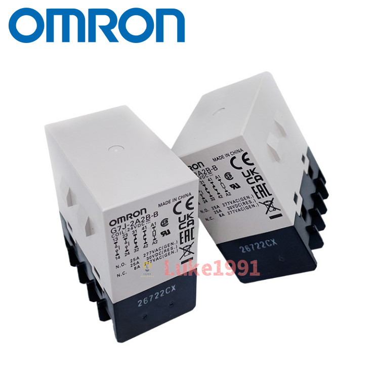 รีเลย์ไฟ Omron G7J-2A2B-B DC24V G7J-3A1B-B AC100 G7J-4A-B