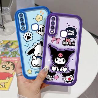 TPU ซิลิโคนนุ่มเคสโทรศัพท์สําหรับ VIVO Y3S2020 Y11 Y12 1940 1906 1904 1902 1901 Y17 Y15 Y12i Y20 Y20S Y20T Y12S Y20i Y12A น่ารักการ์ตูน Kuromi หมี
