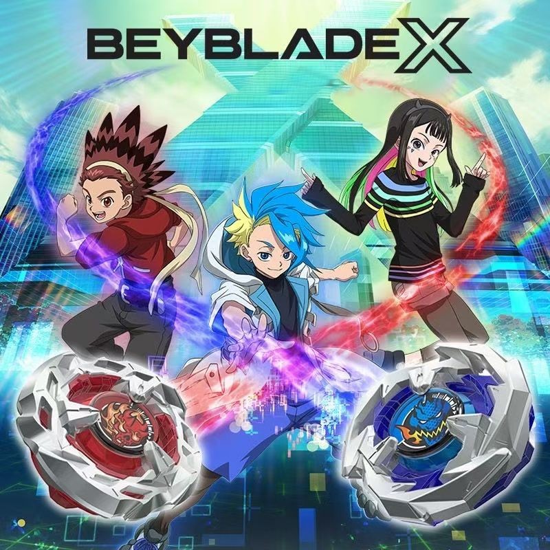 SB Burst Hurricane Beyblade Generation X Series BX-UX Alloy Shark Shark Spur Battle Beyblade พร้อมกล
