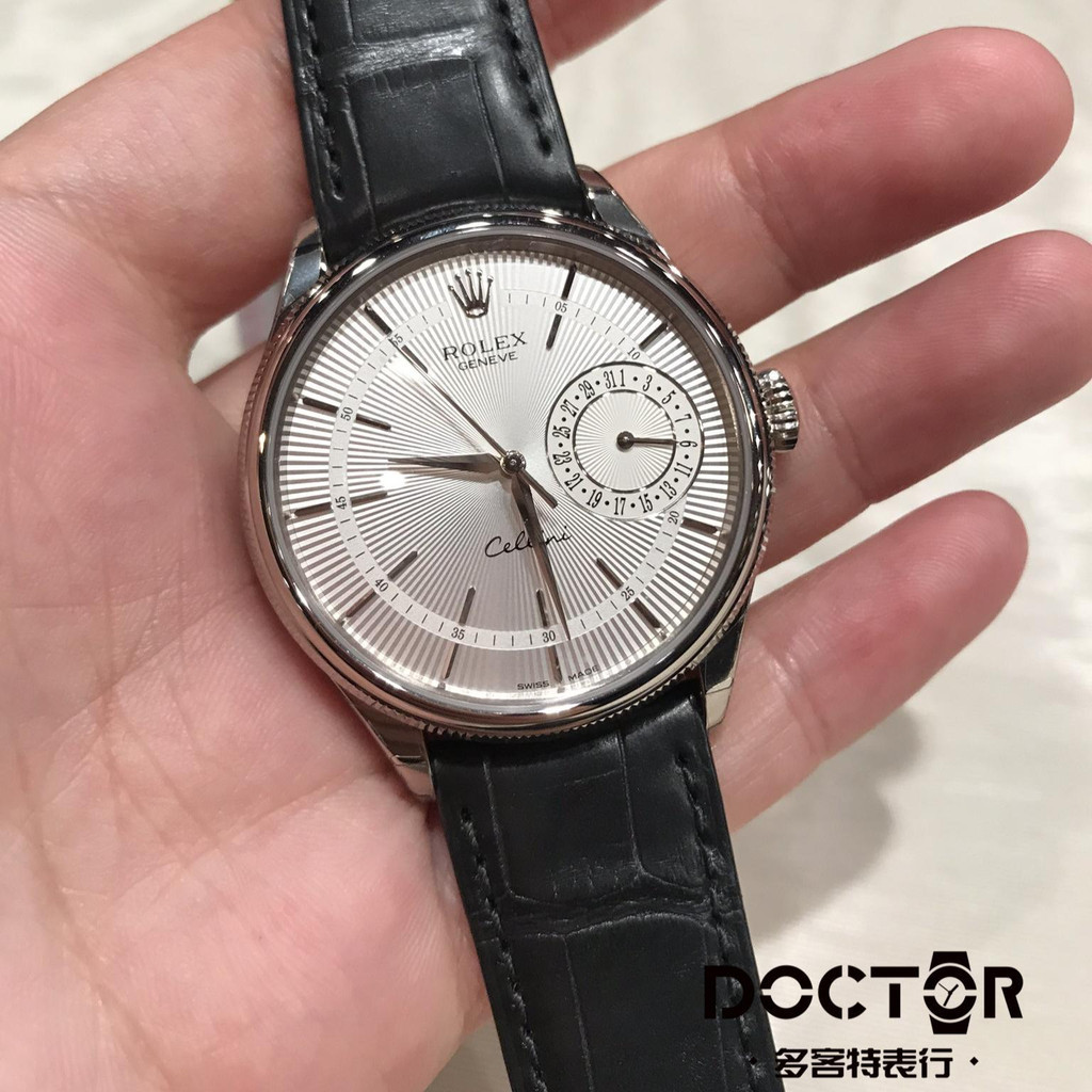 Rolex Rolex Cellini Series 50519 แผ่นขาว 39mm ไวท์โกลด์