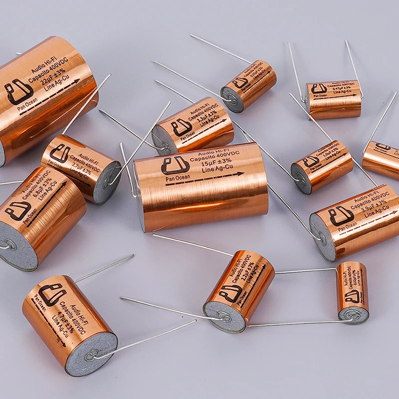Tianji Series Hi-Fi Audio MKP Capacitor 400V 15-33μF ±ฟิล์ม PP โลหะแรงดันต่ํา 3% (Coupling/Division)
