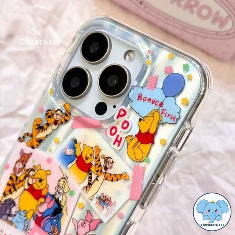เคสไอโฟน 16 เหมาะสำหรับ IPhone 13 11 15 16 12 14 Pro Max 16 15 14 Plus เคสกราฟฟิตี้ลายการ์ตูนวินนี่เดอะพูห์สุดสร้างสรรค์ ราคา ถูกที่สุด ดีลบีเคเค แกลเลอรีภาพที่ 5