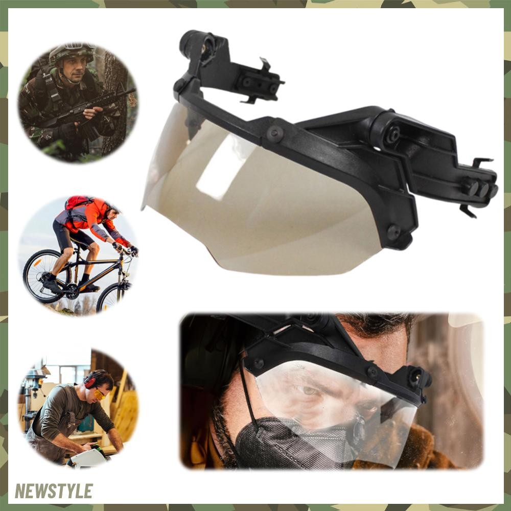 จัดส่งจากกรุงเทพ🚚 ฯ หมวกกันน็อคพร้อมแว่นFlip Goggles สำหรับเกมPaintballและกิจกรรมกลางแจ้ง