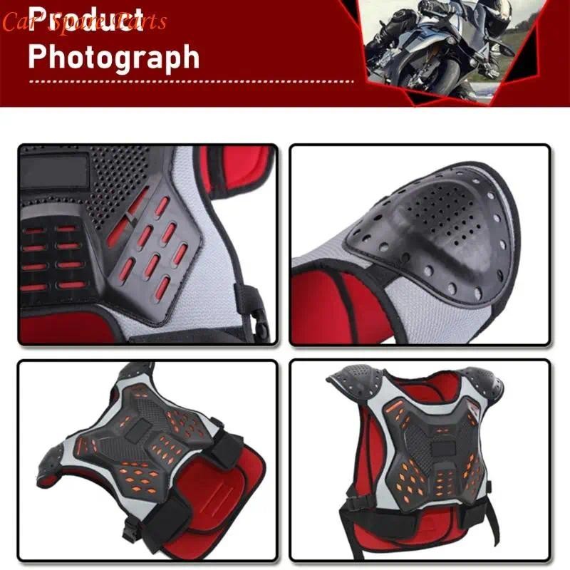 เสื้อกั๊กอุปกรณ์ป้องกันรถจักรยานยนต์ Y4UA Youth พร้อมหลังและหน้าอกแบบโค้งงอได้สําหรับการปั่นจักรยานแ